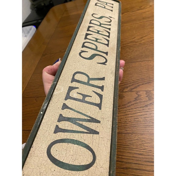 Rustic Farmhouse Country Sign Lower Speers Pennsylvania Cabincore Shabby Chic - Picture 12 of 12